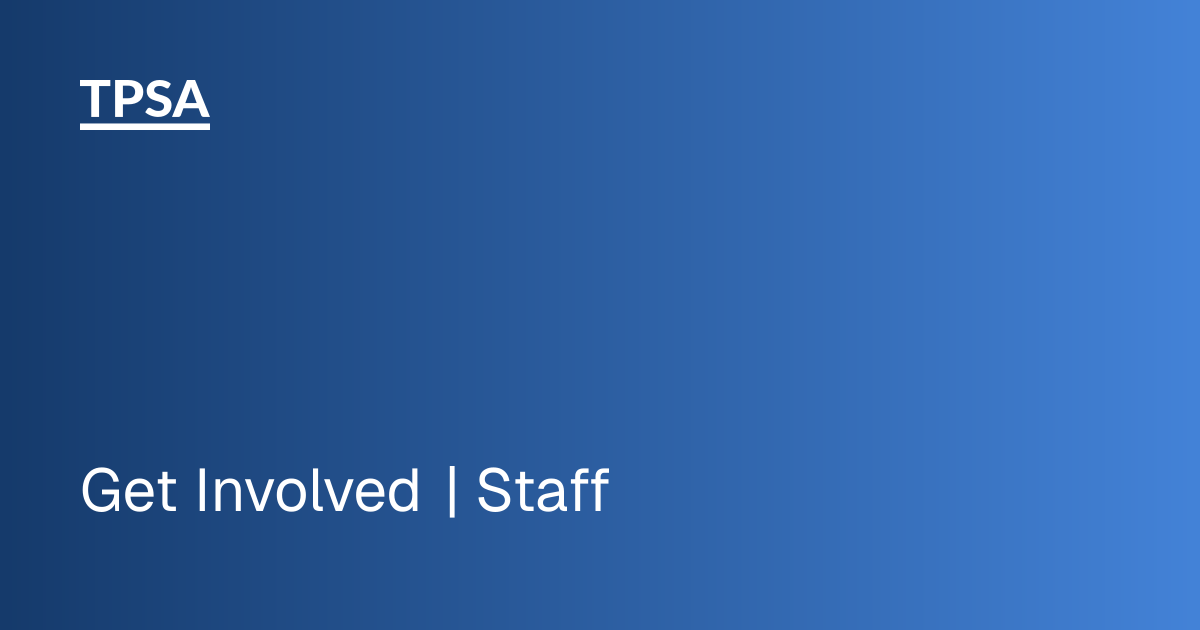 Get Involved | Staff